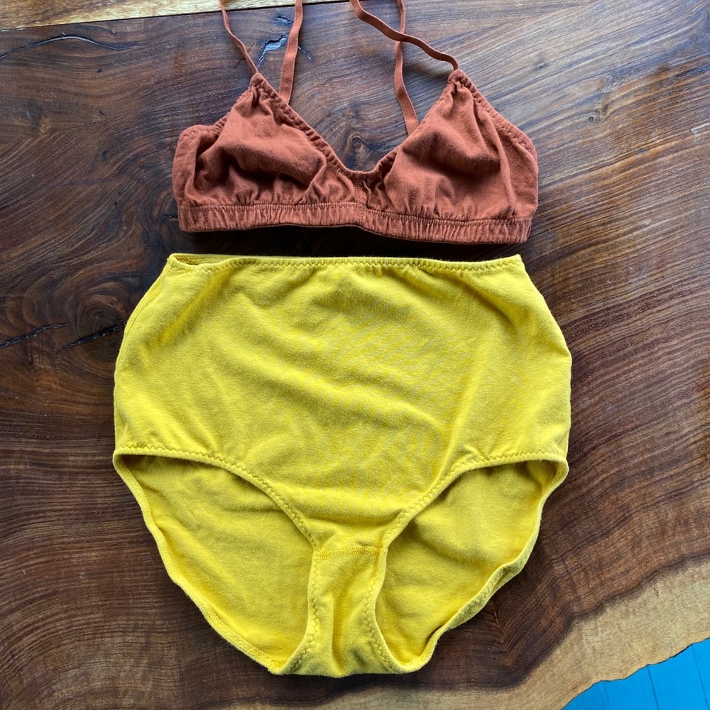 Pansy Highrisers & Bra